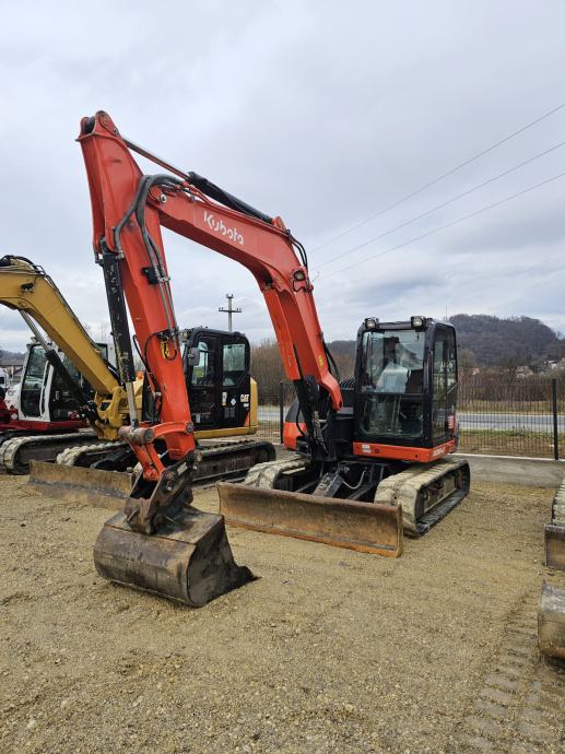 Mini-pelle Kubot Kx080-4a, 8T5, 2018