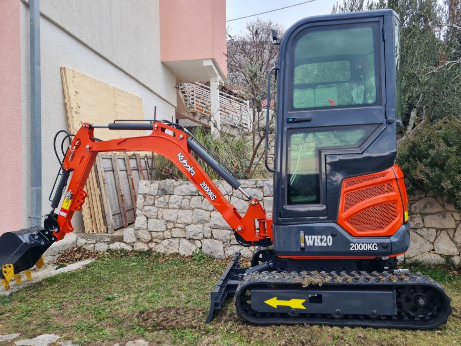 Mini-pelle Kubota D722, 2T1, 2024 – Image 2