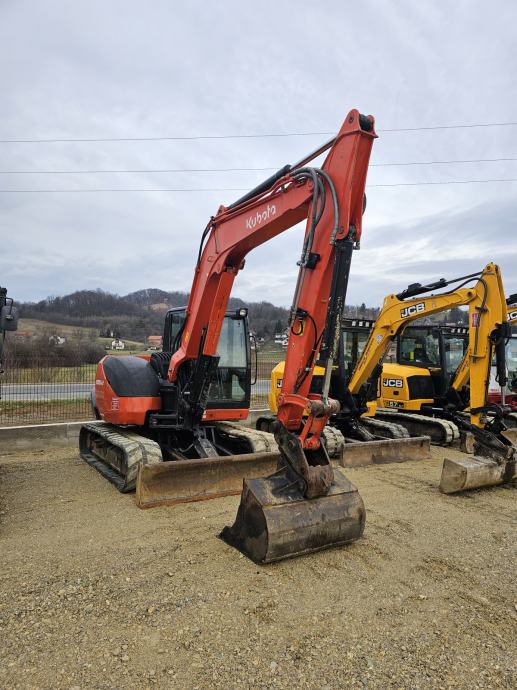 Mini-pelle Kubot Kx080-4a, 8T5, 2018 – Image 5